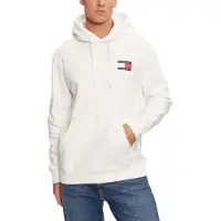 Tommy Hilfiger Sweatshirt "TJM REG ESSENTIAL FLAG HOOD EXT", mit bedruckten Markenlogo auf Brusthöhe