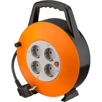 Goobay Kabeltrommel 15 m Kabelrolle ist handlich und für den Innenbereich geeignet