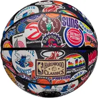 Wilson NBA ALL TEAM RETRO Basketball in bunt, Größe 7