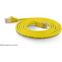 Wantec wantecWire Patchkabel CAT7 extradünn SSTP gelb 2,0m