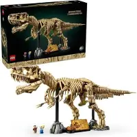 LEGO Jurassic World Tyrannosaurus Rex Dinosaurier Fossilien Bauset für Erwachsene, 3145 Teile, 76968, Inklusive Minifiguren und Ständer