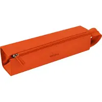 Rhodia 319024C, Hartschalenetui für Stifte, Kunstleder, Textil, Orange, Einfarbig, Reißverschluss, 230 mm