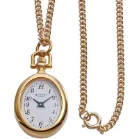 Regent P-780 Umhängeuhr mit Kette Goldfarben