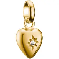 Thomas Sabo CC1234-414-14 Charm-Anhänger Herz Connect Goldfarben