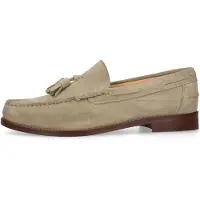 Henry Stevens Slipper & Pantoletten - Loafer Riley M TL - Gr. 46 (EU) - in Beige - für Damen