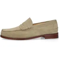 Henry Stevens Slipper & Pantoletten - Loafer Riley M PL - Gr. 43 (EU) - in Beige - für Damen