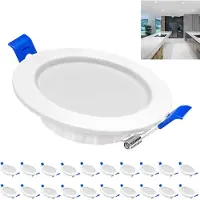 YARDIN Einbauleuchte 20PCS 5W Einbau Strahler Decken Leuchte Set Einbau Spot 230V - Kaltweiß