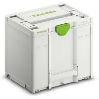 Festool SYS3 M 337, Werkzeugkasten, Grün, Weiß, 32,4 l, 40 kg, Auto, 296 mm