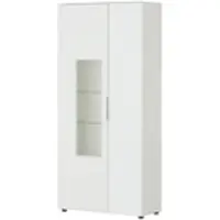 Möbel Kraft Vitrine Vitro Neo , weiß , Maße (cm): B: 90 H: 197 T: 40.0