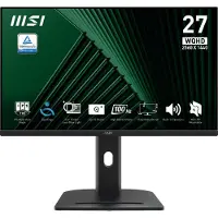 MSI Pro MP275QPG, 68,6 cm (27"), 2560 x 1440 Pixel, Wide Quad HD, LCD, 4 ms, Schwarz