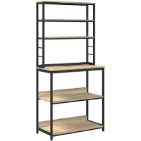 vidaXL Küchenregal Sonoma-Eiche 80 x 40 x 168 cm Holzwerkstoff