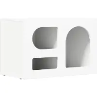 vidaXL TV-Schränk ELST 60 x 35 x 40 cm Weiß Holzwerkstoff