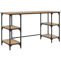 vidaXL Schreibtisch Artisan-Eiche Holzwerkstoff 140 x 50 x 75 cm