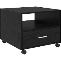 vidaXL Couchtisch Schwarz Eichen-Optik 55 x 55 x 45 cm Holzwerkstoff