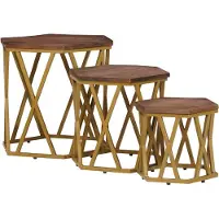 vidaXL Couchtische Braun 55 x 55 x 50 cm Massivholz Mango