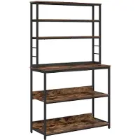 vidaXL Küchenregal Geräucherte Eiche 100 x 40 x 168 cm Holzwerkstoff