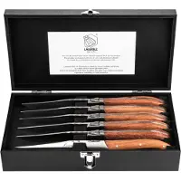 Style de Vie Grillmesser Laguiole Pakka Rose Set 6 Sdv