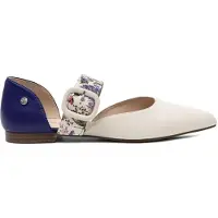 MACIEJKA Pumps K743805001 D'Orsay aus Naturleder in Beige Violett mit spitzer Zehenpartie