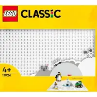 LEGO Classic Bauplatte Weiß 32x32 Noppen, Bau- und Ausstellungsfläche, Grundplatte für Konstruktionen