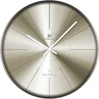 Lowell Justaminute 00841G, Wand, Quarzuhr, Kreis, Gold, Kunststoff, 39 cm