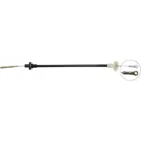 ABS Seilzug Kupplungsbetätigung 520 mm . für u.a. FIAT PANDA