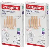 Leukosan Leukoplast wound closure strip Mix beige 2x 2x9 St Pflaster