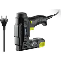 Goobay Tools TOOLS 2in1 Elektrotacker-Set, 77820, mit 400 Tackernadeln und 100 Nägeln