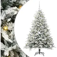 vidaXL Maren (mit 150 LEDs und 61 silbernen Bällen)