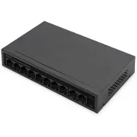 Digitus 8+2port 10 100 30w Fe Poe Unmanaged Switch