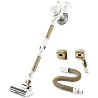 Ufesa U3 Digital Pet, 2-in-1-Stabstaubsauger, Beutellos, Gold, Weiß, 0,8 l, Trocken, Teppich, Harter Boden, Kachel