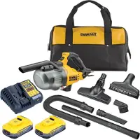 DeWalt DCV 501 LH2 Akku Stabsauger 18 V 0,7 l Staubklasse L + 2x Powerstack Akku 5,0 Ah + Ladegerät