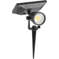 V-TAC Solar LED-Gartenleuchte VT-952, 2 W, 6400 K, IP65, schwarz