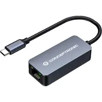 Conceptronic ABBY12GC, Kabelgebunden, USB Typ-C, Ethernet, 2500 Mbit/s, Grau