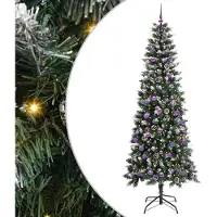 vidaXL Rune (mit LEDs und lilafarbenen Bällen)