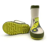 Maximo Gummistiefel 2 tlg. gefüttert, Profilsohle, reflektierende Details, wasserdicht, mit Patch