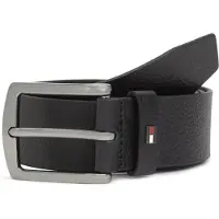 Tommy Hilfiger Ledergürtel "DENTON PEBBLE 4.0 cm breit" aus Narbenleder