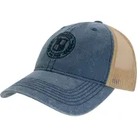 Chillouts Baseball Cap "Milton Hat" Vintage-Look Baseballkappe mit Wappen-Stickerei