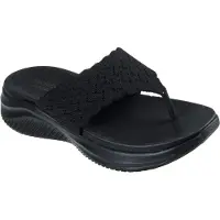 SKECHERS Zehentrenner "ULTRA FLEX 3.0 SANDAL-RHYTHM WAVES" Sommerschuh, Strandschuh, Urlaubsschuh mit Yoga Foam