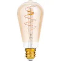 Orion LED Vintagebirne Leuchtmittel E27 Retro Lampe 4W 2200K 300 Lumen Birnenform Glühbirne, antik, warmweiß, dimmbar