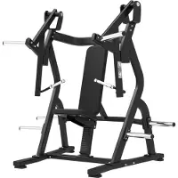 Tunturi Platinum Chest Press Kraftstation – Fitnessgerät für Brusttraining – Plate Loaded Homegym – 200 kg Maximales Gewicht – V-Serie