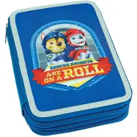 Giovas Paw Patrol Knights zweistöckiges gefülltes Federmäppchen