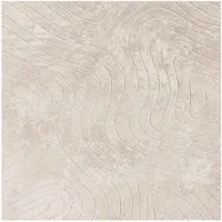 vidaXL Bereichsteppiche PALMERAS Beige 120 x 120 cm Polyester