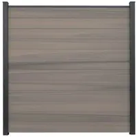MR-Zaun Terra Steckzaun Quadratisch BPC, Bi-Color co-ex.