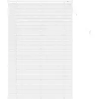 vidaXL Venetianer Jalousie Verstellbar Weiß 150 x 80 cm PVC