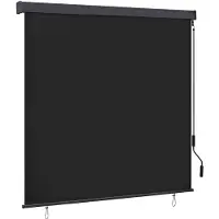 vidaXL Rollo Anthrazit 180 x 250 cm Stoff und Aluminium