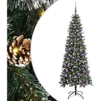 vidaXL Rune (mit LEDs und lilafarbenen Bällen)