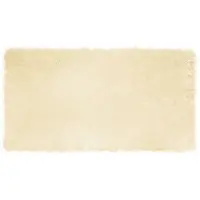 vidaXL Teppich aus Kunstschaffell TAFALLA Creme 80 x 150 cm Polyester