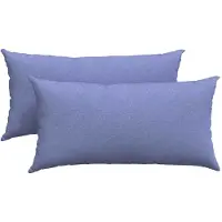 vidaXL Sofakissen 2 pcs Jeans blau 80 x 40 cm Stoff