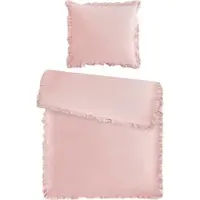 Zandiara Bettwäsche Rüschen Rosa ca. 135x200cm