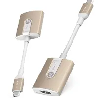 Adam CASA H01 - USB-C to HDMI Adapter - 13 cm, Gold